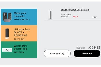 Deal: Ultimate Ears BLAST speaker and POWER UP dock bundle is 50% off at Verizon
