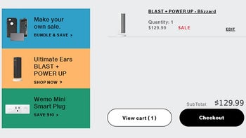 Deal: Ultimate Ears BLAST speaker and POWER UP dock bundle is 50% off at Verizon