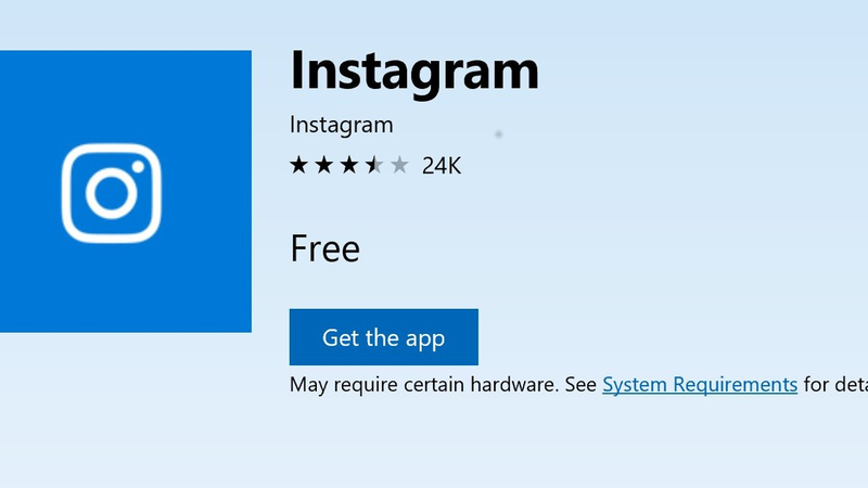 Instagram reappears on Windows 10 mobile
