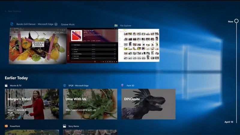 Microsoft Edge preview enables Timeline feature