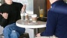 Apple & Google CEOs seen sitting together talking business