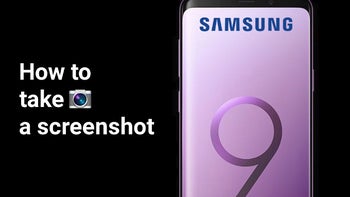 How to take a screenshot on Samsung's Galaxy S9, S9 Plus and Note 8