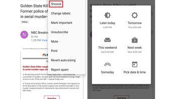 Gmail snooze feature starts appearing on the Android app