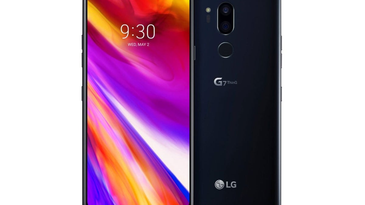 LG G7 ThinQ leaks out again, this time in Aurora Black
