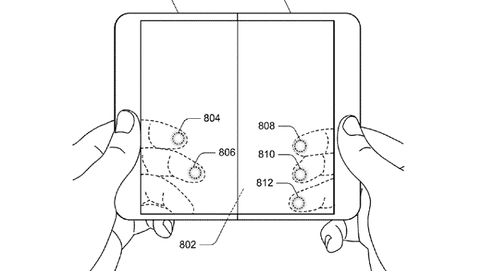 Pair of patent applications from Microsoft deals with its rumored foldable device