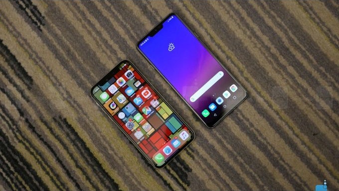 LG G7 ThinQ vs Apple iPhone X: first look