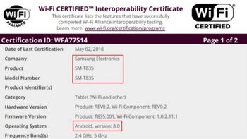 New certifications for the Samsung Galaxy Tab S4 hint at upcoming release