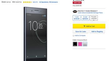 Sony Xperia XZ Premium is $500 at Best Buy for a $200 savings