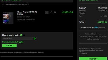 Deal: Save $100 on the Razer Phone Standard and Gold Editions (today only)