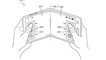 Samsung receives patents for a folding phone and a transparent smartphone display