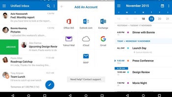 Outlook for Android updated with new navigation bar, other improvements