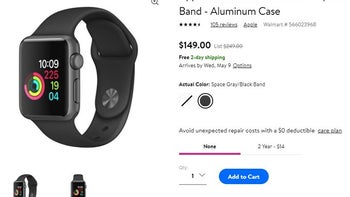 Deal: Apple Watch Series 1 gets a $100 (40% off) price cut at Walmart