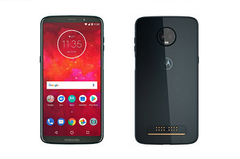 Render of Moto Z3 Play appears in Deep Indigo
