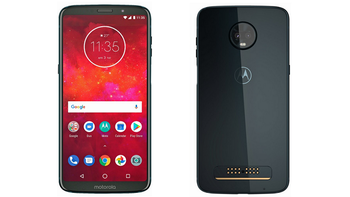 Render of Moto Z3 Play appears in Deep Indigo