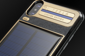 Would you spend $4,500 on an Apple iPhone X with solar panels on back?