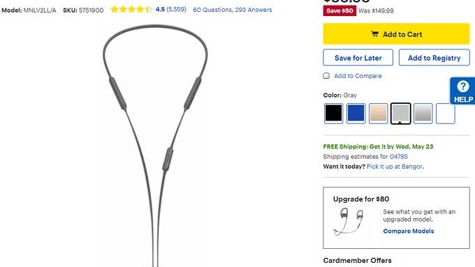 Deal: Save $50 on Apple's BeatsX earphones at Best Buy