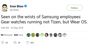Samsung employees are said to be wearing Wear OS powered Gear smartwatches