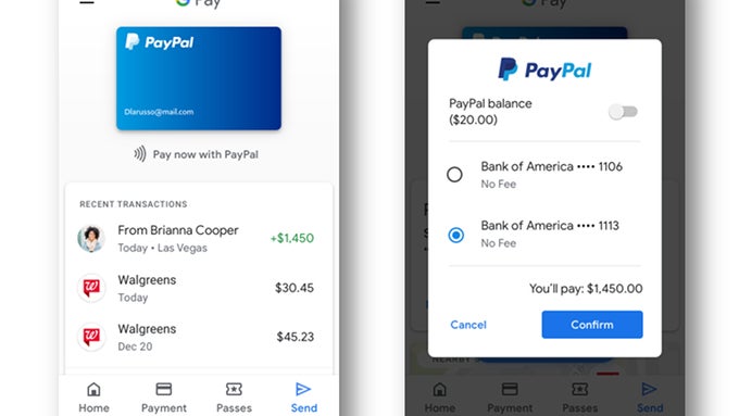 PayPal added as a payment option across all Google apps