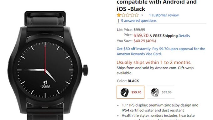 The new BLU X Link smartwatch offers 2G connectivity at just $60
