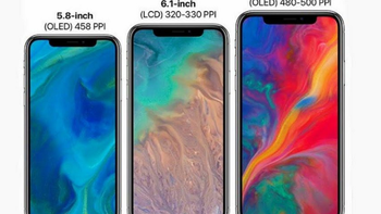 Picture allegedly shows OLED panels for the 6.1-inch low-end Apple iPhone 9