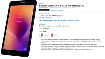 For a limited time only, you can save $50 to $80 on the Samsung Galaxy Tab A (2017) from Amazon