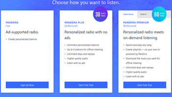 Pandora adds a premium family plan priced at $14.99 per month for up to six family members