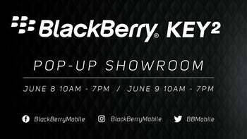 BlackBerry KEY2 pop-up showroom to be hosted on June 8-9