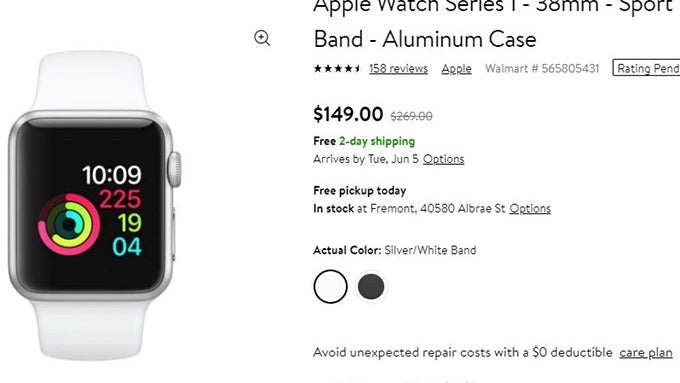 apple series 1 walmart
