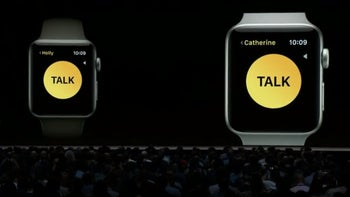 The Apple Watch can be used as walkie-talkie