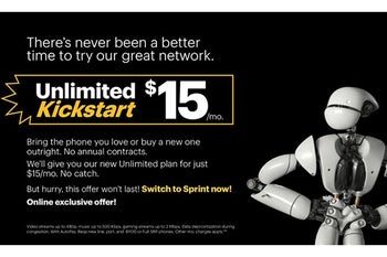 Sprint launches $15 unlimited plan available for a limited time