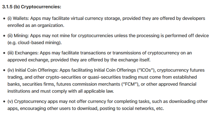 Apple bans cryptocurrency mining apps from the iPhone