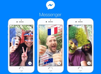Facebook Messenger updated with World Cup-themed games, filters and effects