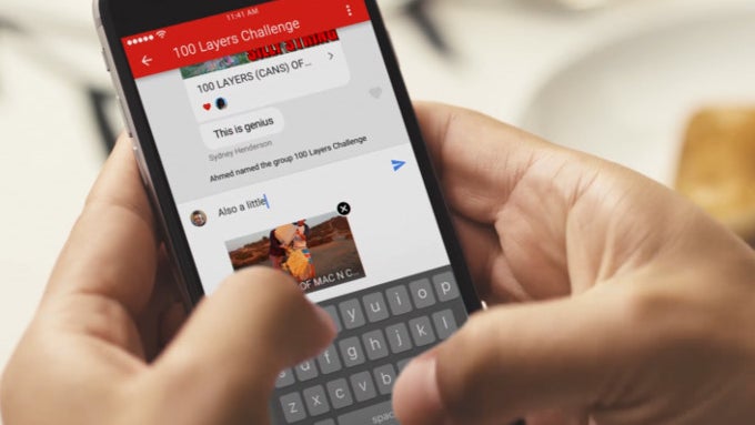YouTube tests renamed tabs focused on messaging