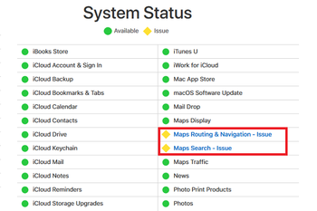 Apple Maps is down; if you need directions, use Google Maps for now (UPDATE)