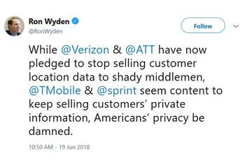 Verizon and AT&T will no longer sell customer location data to third party data brokers