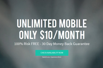 Unreal Mobile offers unlimited talk, text and data starting at $10 per month, but there is a caveat