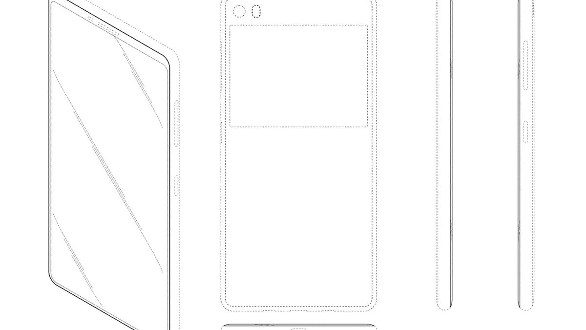 New Samsung Galaxy patent reveals a bezеl-less phone with two screens