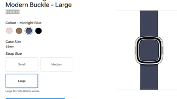 Apple pulled the Modern Buckle watch band from its U.S. online store and no one noticed until now