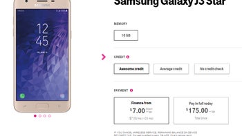 Samsung Galaxy J3 Star lands at T-Mobile, priced to sell for $175