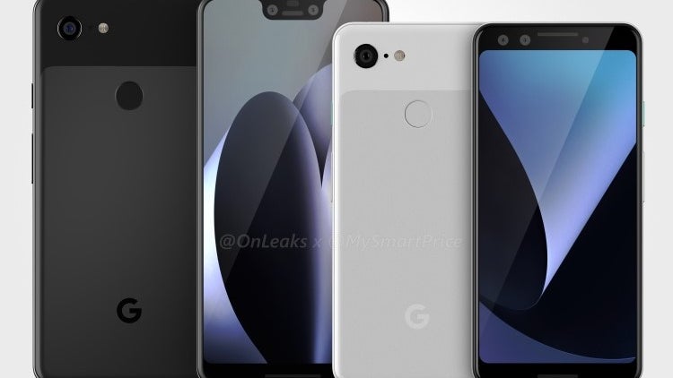 Google Pixel 3 and Pixel 3 XL leak out entirely in new 360-degree renders