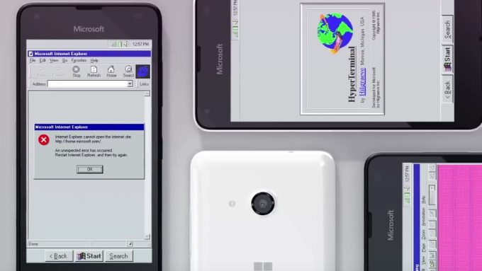 This concept shows the hellish mashup of Windows 95 and Windows Phone