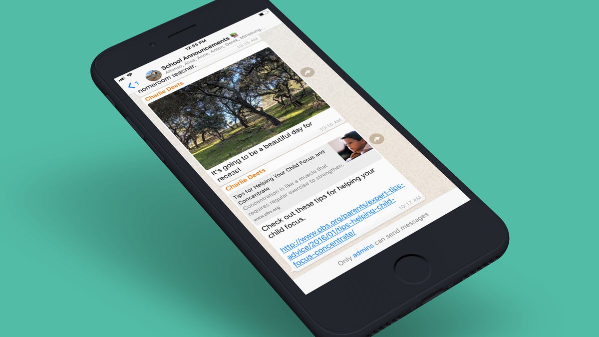 WhatsApp updated with new group admins features on iOS