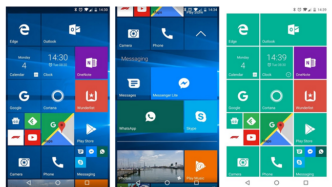 Launcher for Android that copies Windows Phone home screen receives an update