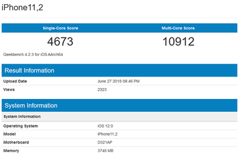 At least one 2018 Apple iPhone model will carry 4GB of RAM says benchmark test