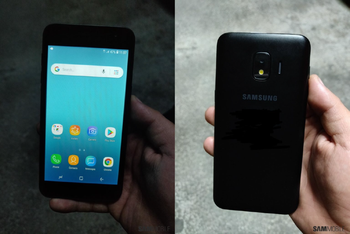 Samsung's Android Go device won't ship with stock Android, images reveal