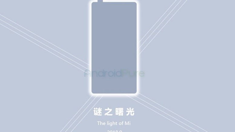 Alleged Xiaomi Mi Mix 3 teaser hints at pop-out camera, September release