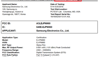 Document filed with the FCC reveals Bluetooth LE capabilities for the new S Pen