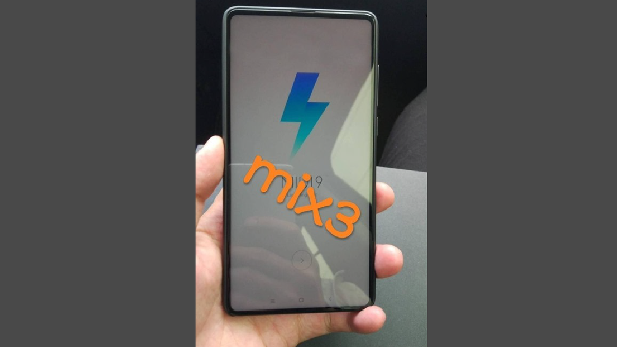 Xiaomi Mi Mix 3 leaks out once again reconfirming new design approach