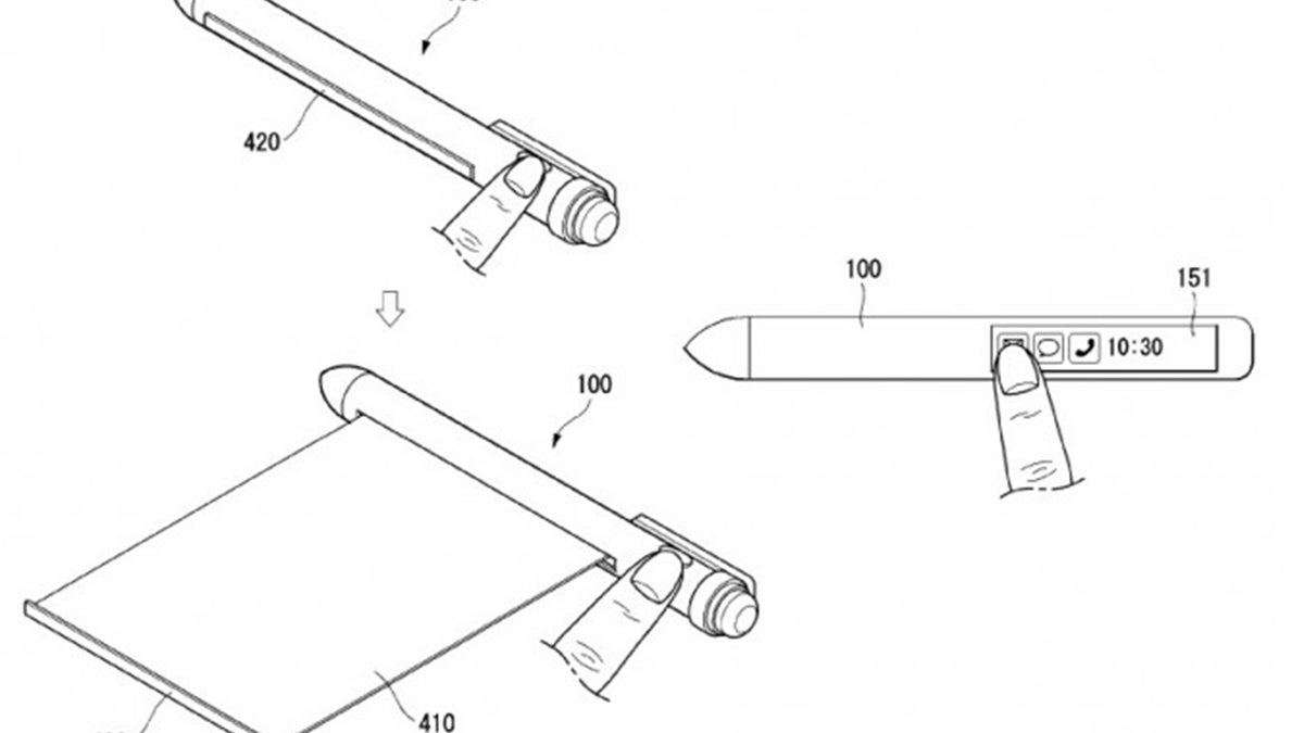 LG patents a crazy rollable smart pen that aims to replace your smartphone