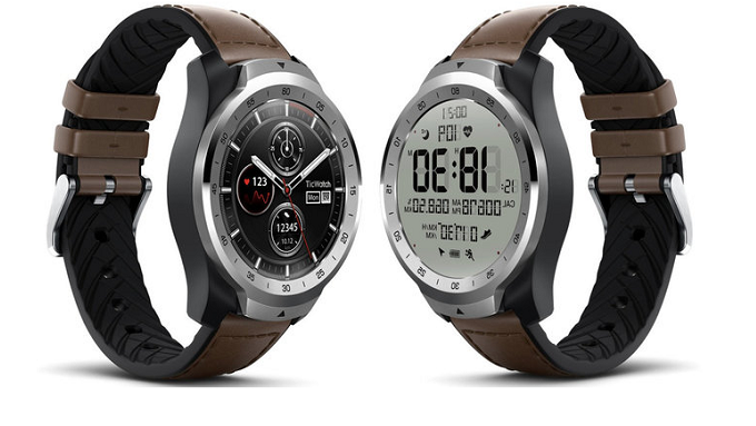 TicWatch Pro, the smartwatch sporting two displays, is now available from Amazon